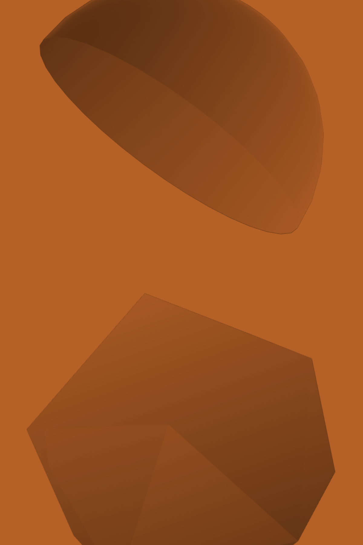 Orange fog